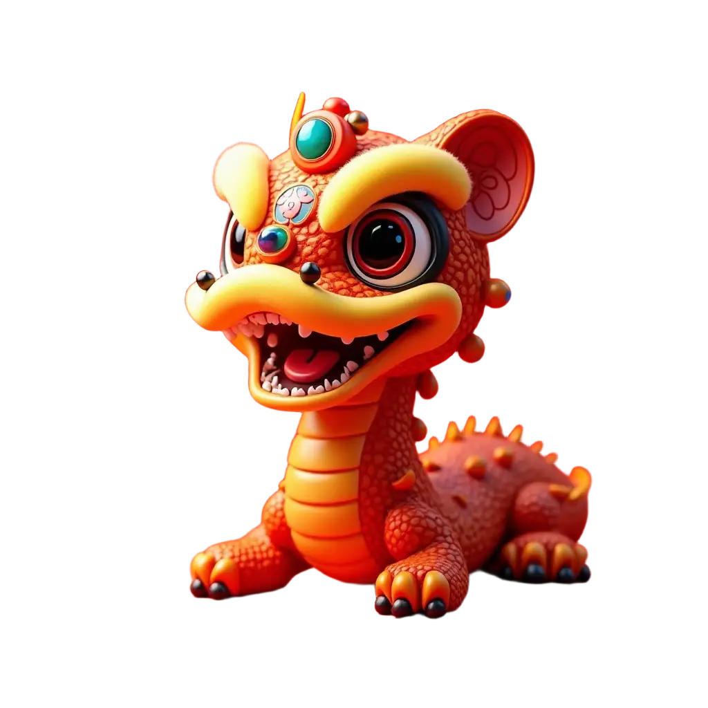 Cute Dragon Character